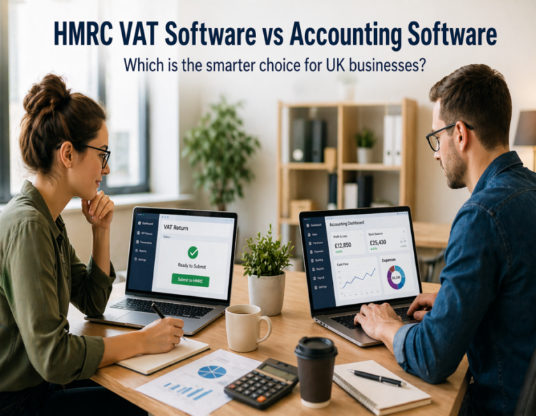 HMRC VAT software vs accounting software